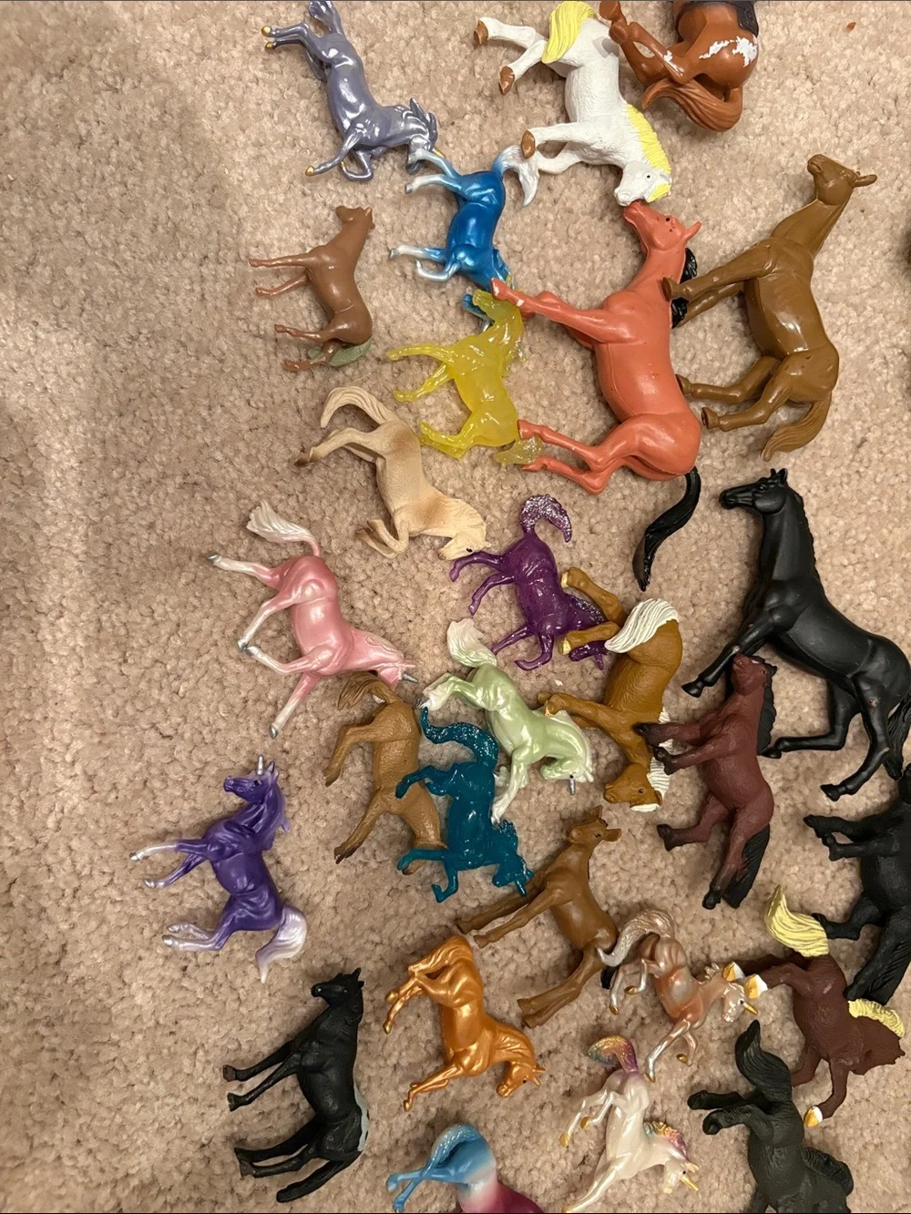Lot of small Breyer Horses - Unicorn Magic Safari Popak Schleich?